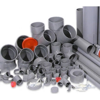 PVC pipes, couplings, faucets & glue