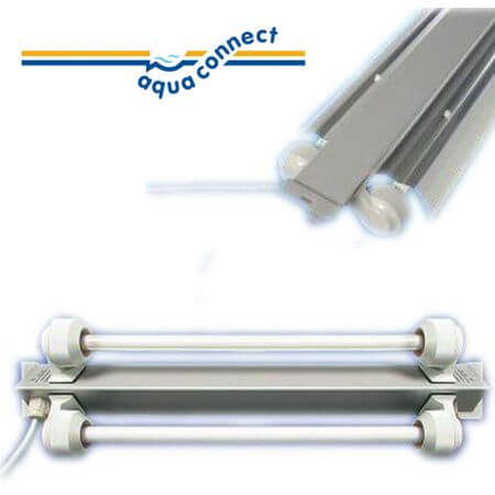 Aqua-Connect T5 TL beam triangular 1 x 54w - length 123cm. width 10 cm.