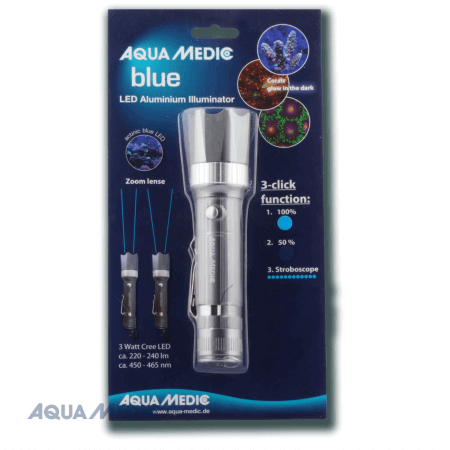 Aqua Medic blue (coral flashlight)