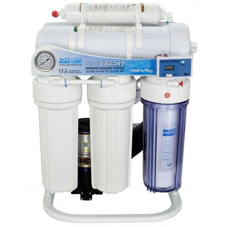 AquaLight reverse osmosis SUPER-1500 l / day with booster pump and digital controller