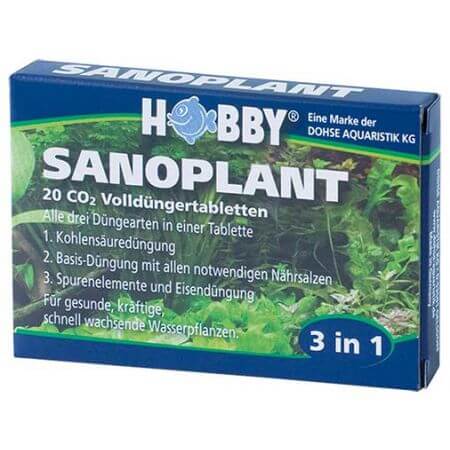 Hobby Sanoplant, CO2 fertilizer tablets, 20 tablets