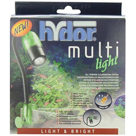 Hydor Multilight - white - headlight with clamp and gooseneck (white light)