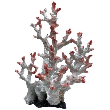 Artificial Coral Acropora Red White