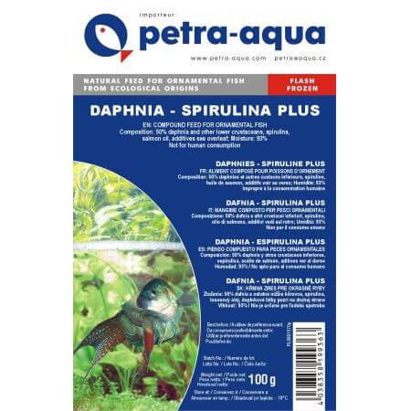Petra Aqua Daphnia - Spirulina plus Frozen 100Gr.