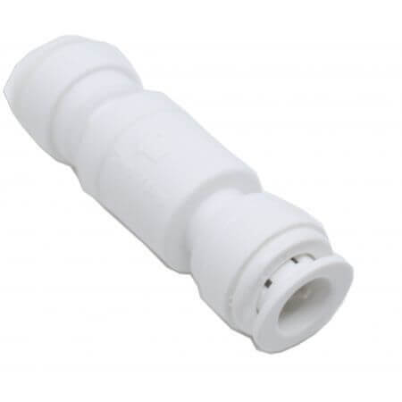 Straight extender for osmosis hose 9mm - 2 x quick-fit incl check valve