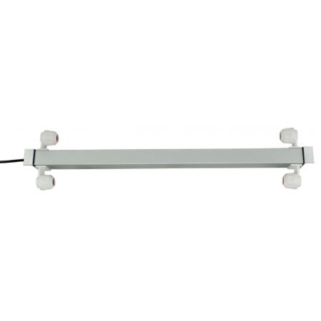 T5 recessed light - moisture resistant, made of aluminum with electronic ballast (2 x 24W)
