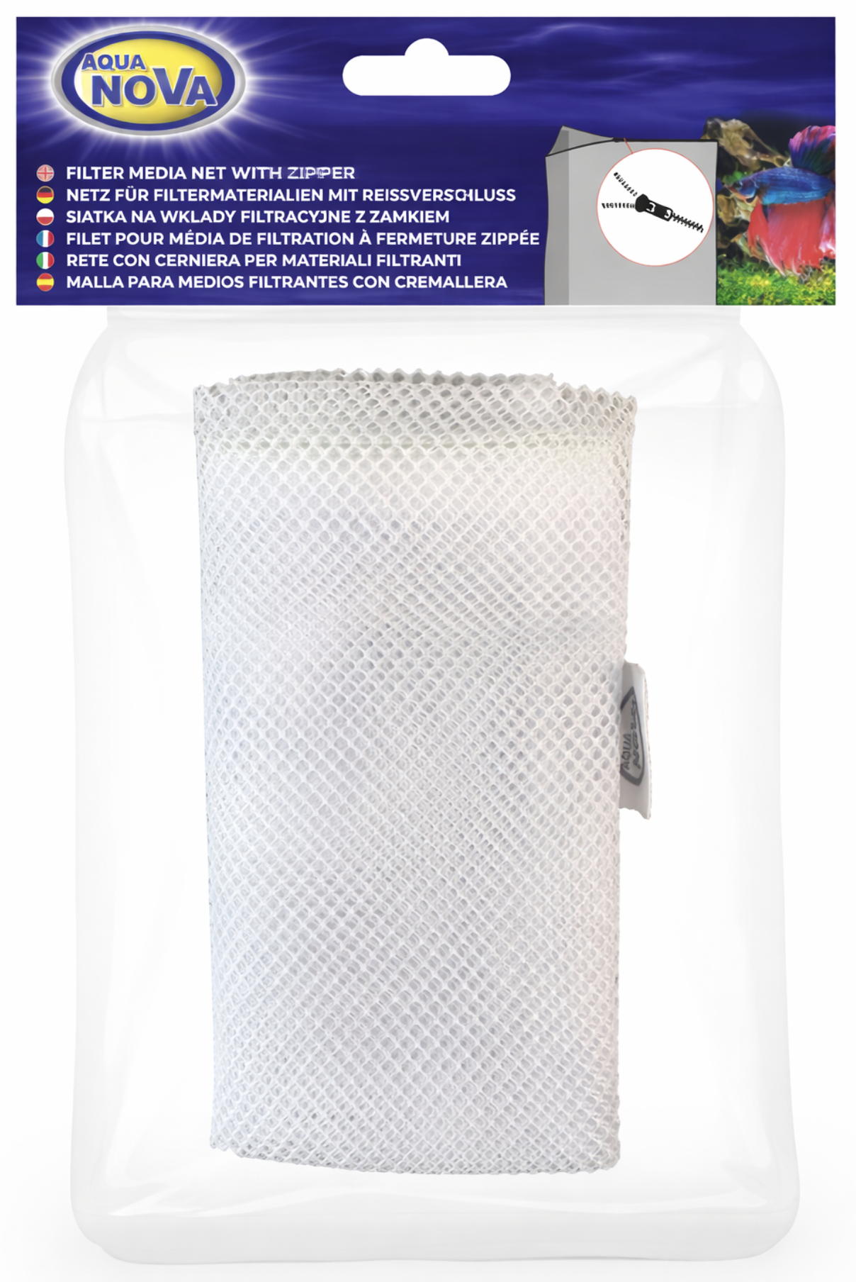 Aqua Nova Filter Media Net with Zipper | Filtermedia