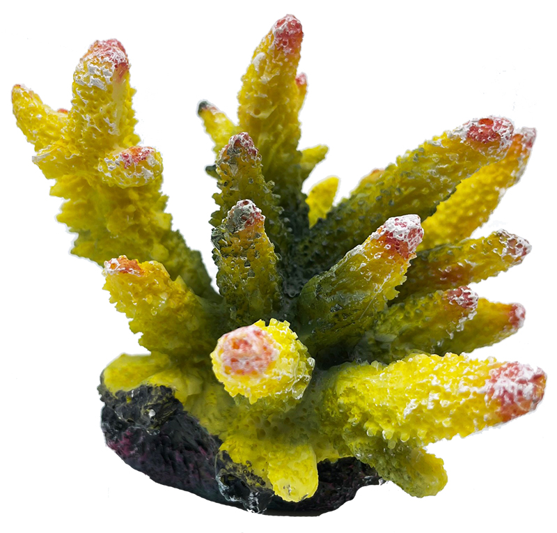Bemiddelaar mengen Carry Artificial Coral Acropora Yellow Orange | Artificial Corals | Stones &  ground cover