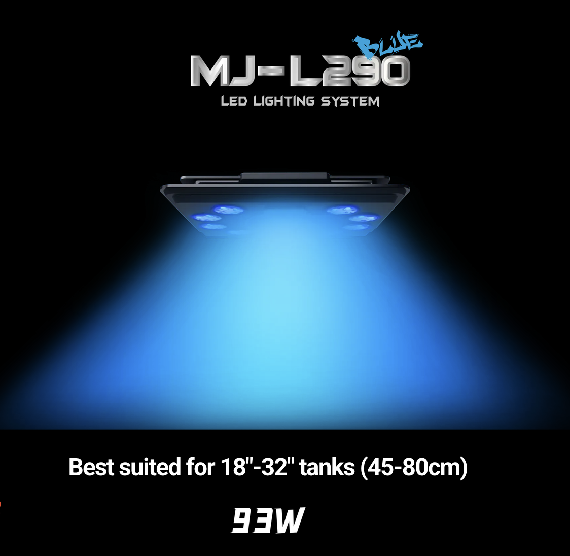 Maxspect Jump MJ-L290B LED BLUE fixture 93 watts | Lighting