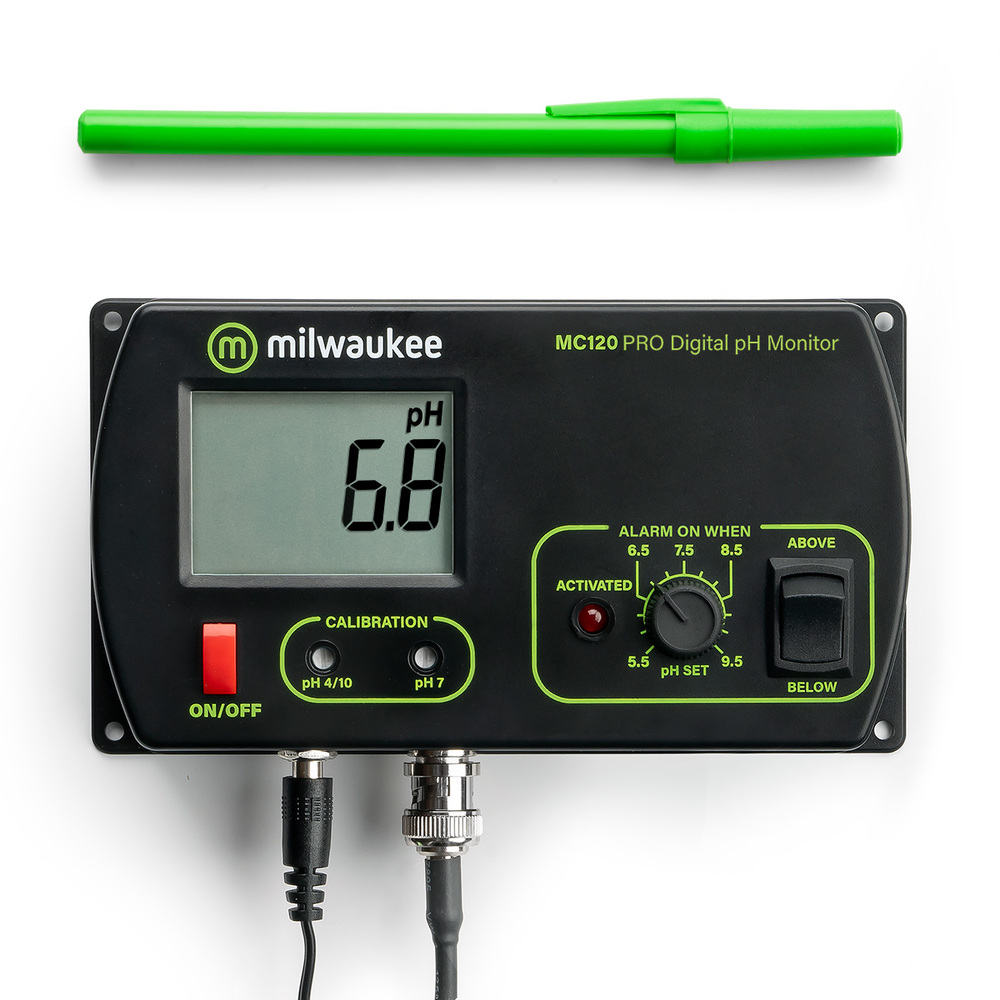 Milwaukee pH monitor incl. pH electrode MC120 PRO