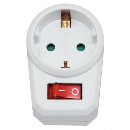 Adapter connection with switch - 1x16A