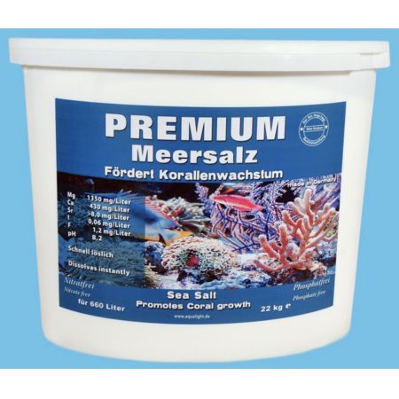 AquaLight PREMIUM sea salt bucket 22kg