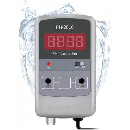 AquaLight pH meter & Controller, PH-2010 met electrode 