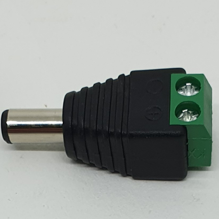 Connector coupling piece 5.5x2.1mm male