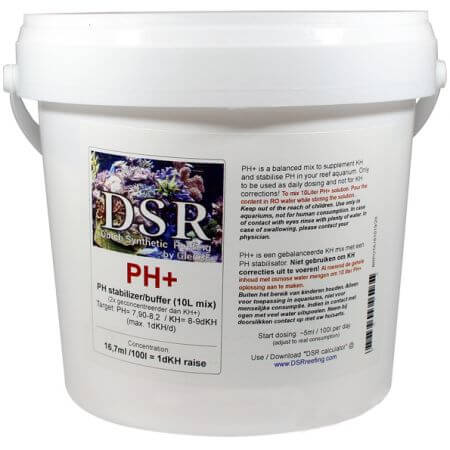 DSR PH+ : PH (KH) stabilizer/buffer, To make 2L solution
