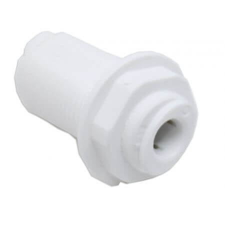 Grommet in wall for hose 9mm - 2 x quick-fit - grommet 3/8 "with nut