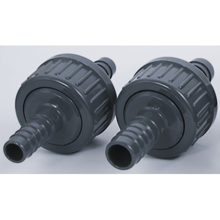 One way valve with rubber diaphragm