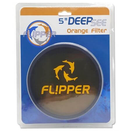 Flipper DeepSee Orange Filter Lens Max 5 inch / 13cm