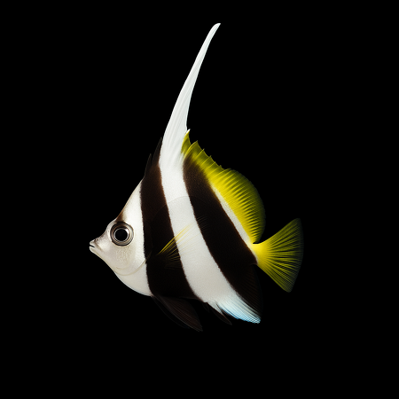 Heniochus diphreutes (Schooling Bannerfish) M