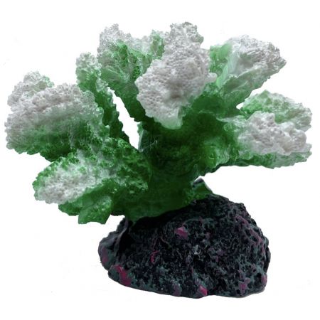 Artificial Coral Acropora Green White