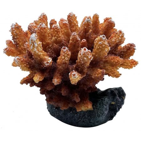 Artificial Coral Acropora Orange White