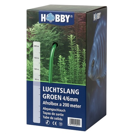 Green air hose 4/6mm (Unroller box of 200 meters)