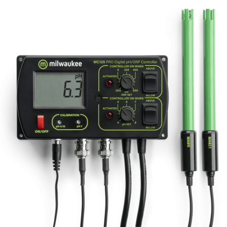 Milwaukee pH + Orp controller incl. pH en ORP electrode (Second chance)