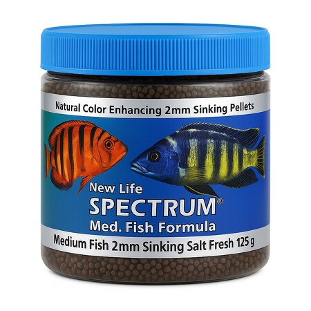 New Life Spectrum - Medium Fish 2mm Sinking Salt/Fresh  - 125g