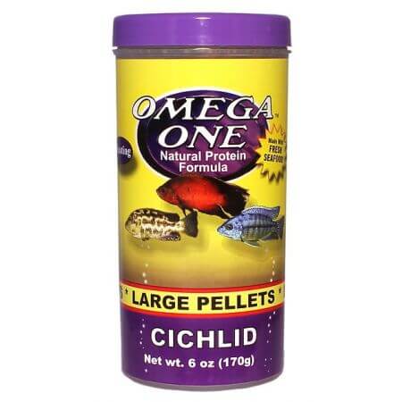 Omega One Large Cichlid Pellets 6oz (170Gr.)