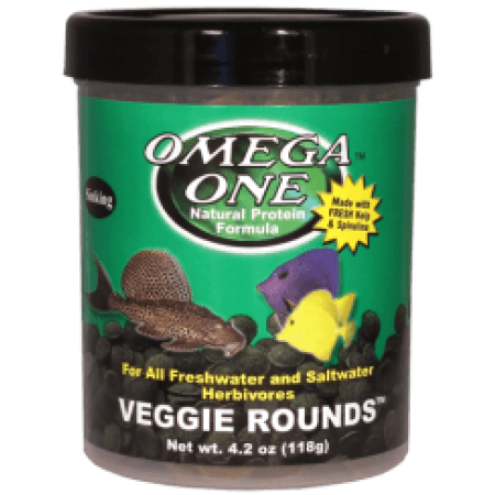 Omega One Veggie Rounds 4.2oz (119Gr.)