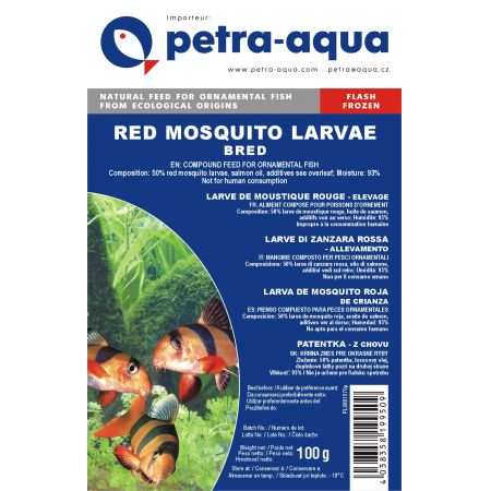 Petra Aqua Red mosquito larvae Frozen