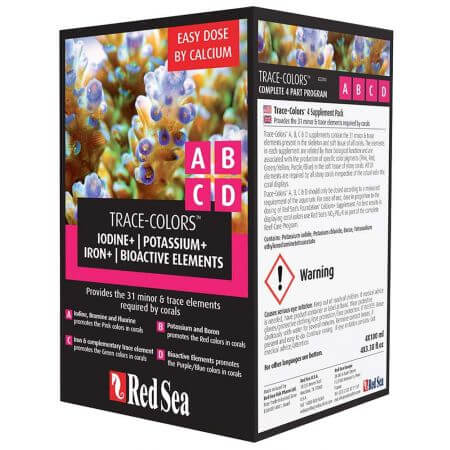 Red Sea Coral Colors A,B,C,D Starter Kit