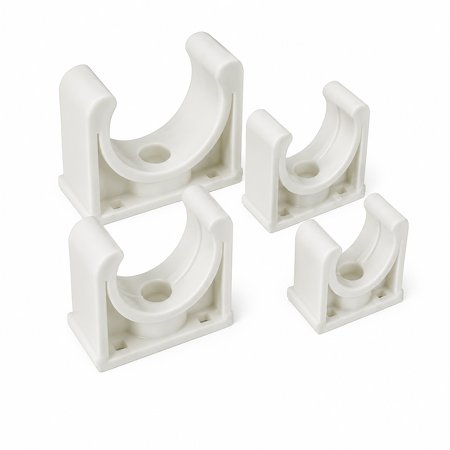Royal Exclusive - PVC pipe clamp wit Ø 32 mm open