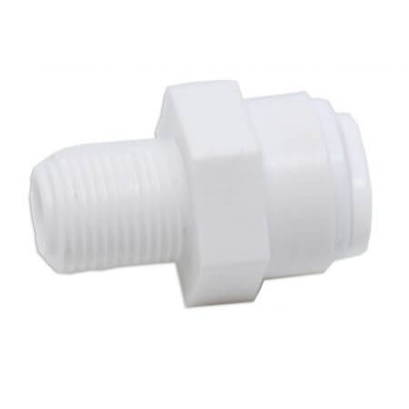 Screw nipple straight for osmosis hose 6mm - 1 x quick-fit - 1 x 1/8 "thread