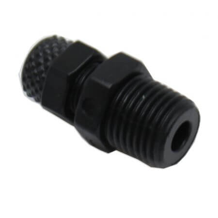 Screw nipple straight for plastic hose 4mm x 1/4 "
