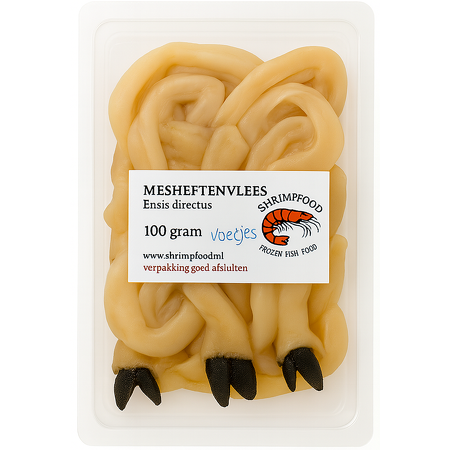 Shrimpfood Knife Clams Meat Feet - 100 g