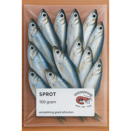 Shrimpfood - Sprot (Smelt) - 500 g