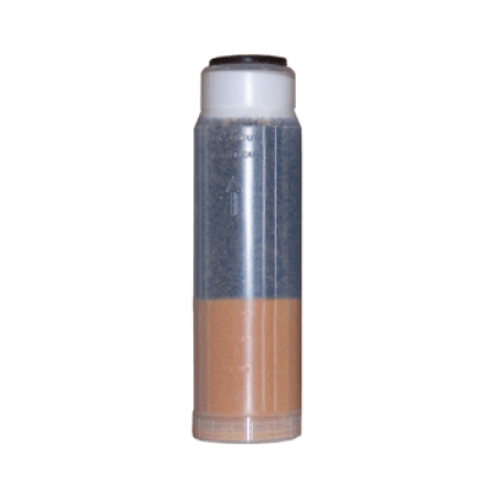 Silica plastic cartridge transparent - discoloring - VERTEX