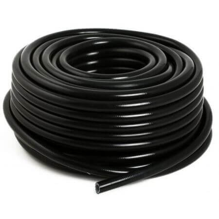 Silicone hose black 16/21 mm