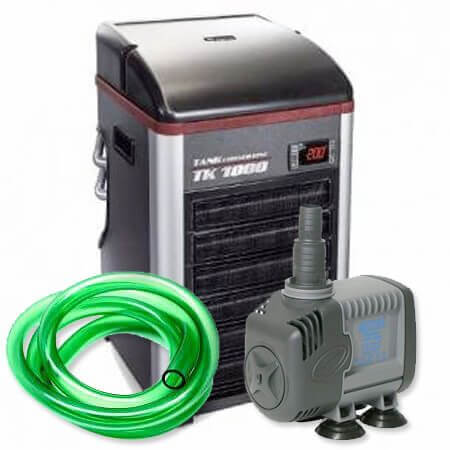 Teco chiller TK1000 complete set with hose and pump (with heating)