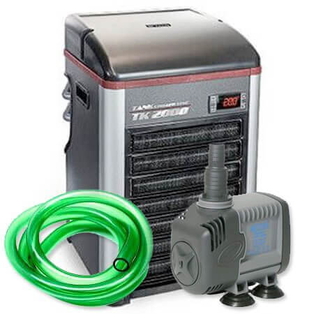 Teco chiller TK2000 complete set with hose and pump (with heating)