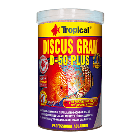 Tropical Discus granules + D-50 plus granules - 1000 ml.