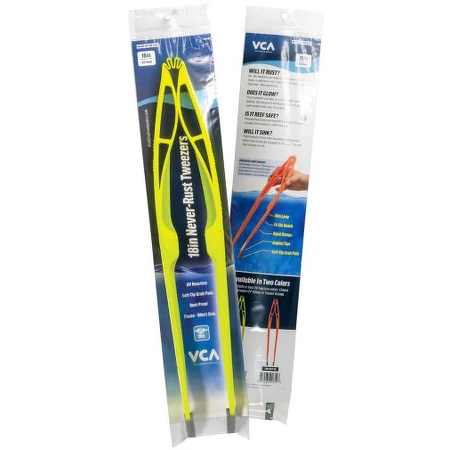 VCA Never-Rust Tweezers - UV Yellow - 30 cm
