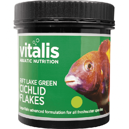 Vitalis Rift Lake Cichlid Flakes - Green 90 g