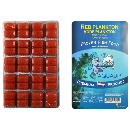 Aquadip - Red plankton 100 grams - frozen