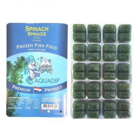 AQUADIP Spinach / Vegetable diet - 100 gram blister - frozen