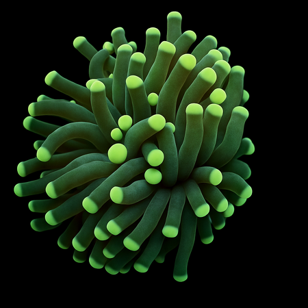 Euphyllia cristata (Green) (Premium)