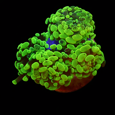 Euphyllia Paraancora Ultra Neon Gren M (Ong. 6-7 cm) WYSIWYG (1776006726042)