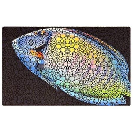 Flipper Aquarium Mat - Tang Artwork