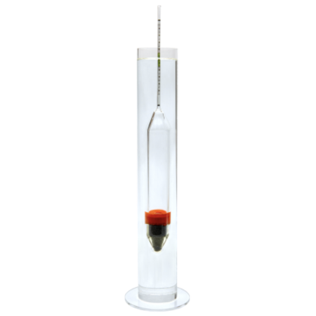 Grotech Precision hydrometer set 350 mm + graduated cylinder